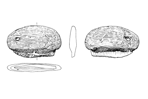 archaeological drawing of silices