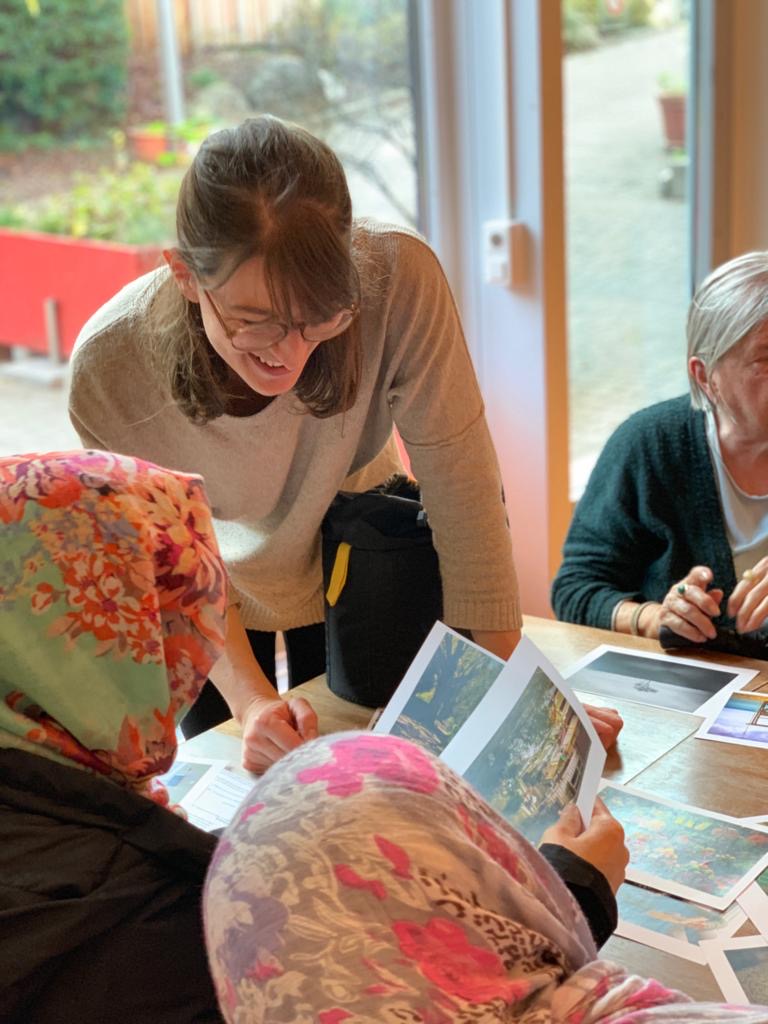 situation of a photo dialog workshop